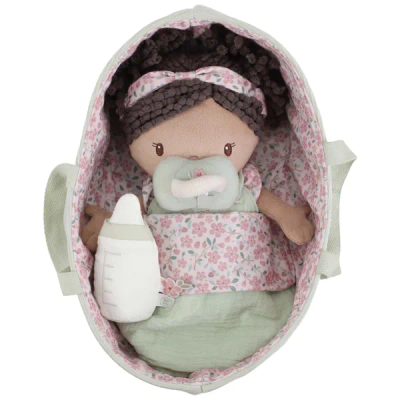 Little Dutch babypop in mandje Evi