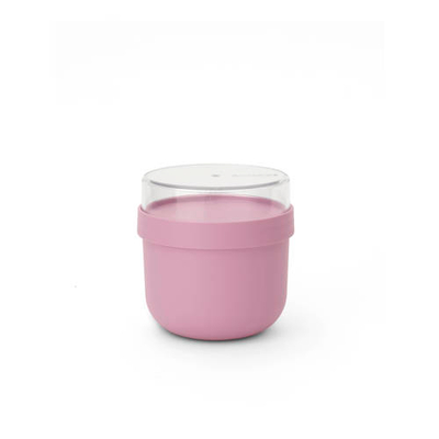 Brabantia Make & Take yoghurtbeker - 0,5 l - Kunststof - Lilac Pink Broodtrommel Roze