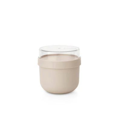 Brabantia Make & Take yoghurtbeker - 0,5 l - Kunststof - Soft Beige Broodtrommel