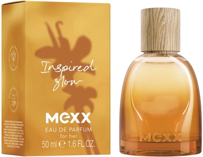 MEXX Inspired Glow Eau de Parfum voor dames, Opbeurend, Langhoudende geur, Vegan formule, 50 ml​