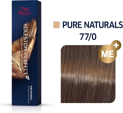 Wella Professionals Koleston Perfect Me+ - Haarverf - 77/0 Pure Naturals - 60ml