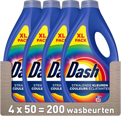 Dash Vloeibaar wasmiddel gekleurde was - 200 wasbeurten