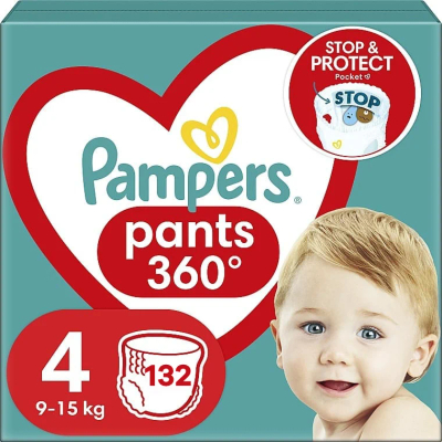 Pampers Baby Dry Pants  luierbroekjes maat 4 - 132 stuks