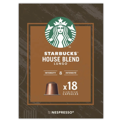 Starbucks by Nespresso capsules Medium House Blend Koffiecups, 18 stuks