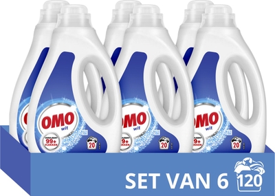 Omo Vloeibaar wasmiddel witte was - 120 wasbeurten