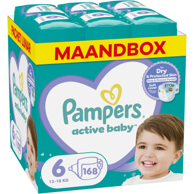 Pampers Baby Dry  luiers maat 6 - 168 stuks