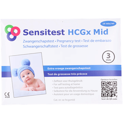 Sensitest HCGx Midstream Extra Vroege Zwangerschapstest - 3 stuks