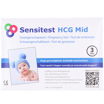 Sensitest HCG Midstream Hoge Gevoeligheid Zwangerschapstest - 3 stuks