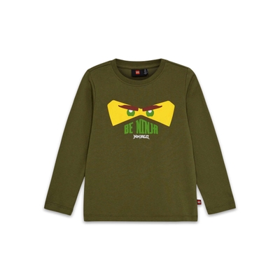 LEGO T-shirt met lange mouwen - donkerkaki