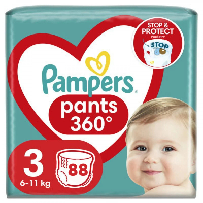 Pampers Baby Dry Pants  luierbroekjes maat 3 - 88 stuks