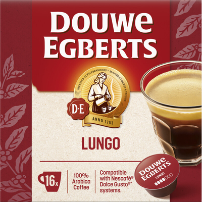 Douwe Egberts Dolce gusto lungo Dolce Gusto compatible koffiecups 16 stuks