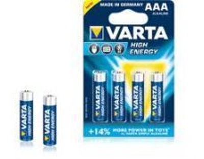 Varta Batterijen Micro AAA 4 stuks