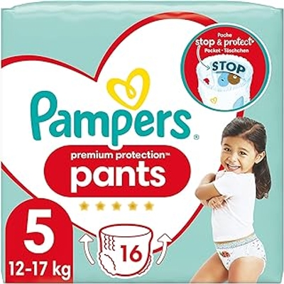 Pampers Premium Protection Pants  luierbroekjes maat 5 - 16 stuks