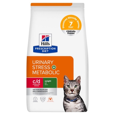 11kg c/d Urinary Stress+Metabolic Hill's Prescription Diet Kattenvoer - kattenbrokken