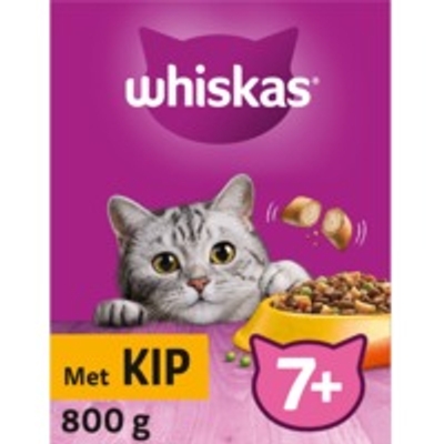 Whiskas 7+ Adult Katten Droogvoer Kip 800 gr