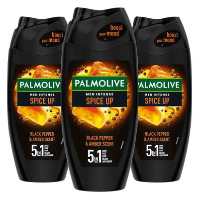 3x Palmolive Men Douchegel 5in1 Spice Up 250 ml