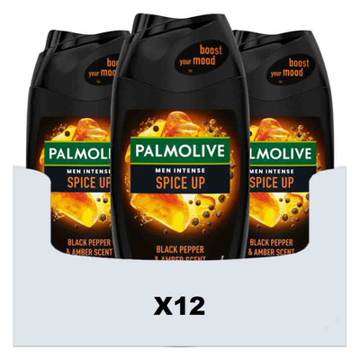 12x Palmolive Men Douchegel 5in1 Spice Up 250 ml