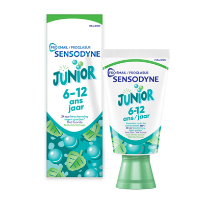 6x Sensodyne Tandpasta ProGlasur Junior 6-12 Jaar 50 ml