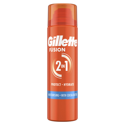 6x Gillette Scheergel Fusion Moisturizing 200 ml