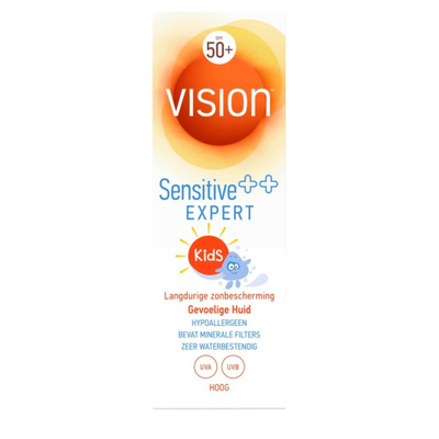 2x Vision Zonnebrand Kids Sensitive Lotion SPF 50+ 180 ml