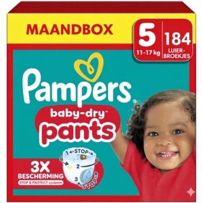 Pampers Baby Dry Pants  luierbroekjes maat 5 - 184 stuks