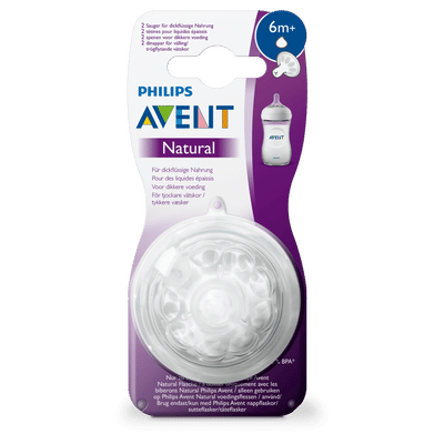 Philips Avent SCF046/27 Natural Speen - 6m+ - 2stuks