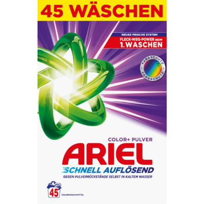 Ariel  waspoeder gekleurde was - 2,475 wasbeurten