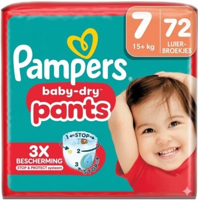 Pampers Baby Dry Pants  luierbroekjes maat 7 - 72 stuks