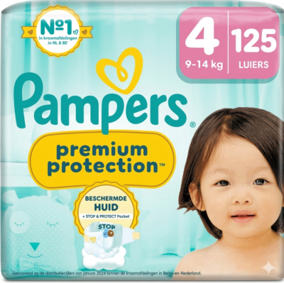 Pampers Premium Protection  luiers maat 4 - 125 stuks