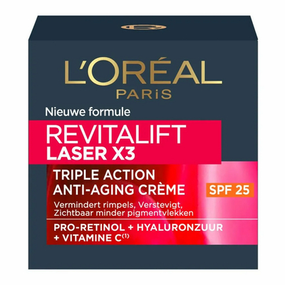 L'Oréal Paris Skin Expert Revitalift Laser X3 anti-veroudering dagcrème - SPF25 - 50 ml