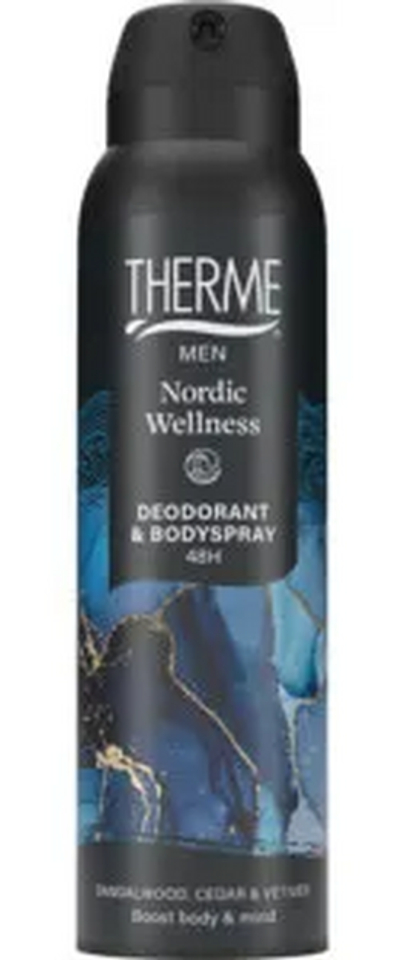 Therme Men Deodorant & Bodyspray Nordic  Wellness 150 ml