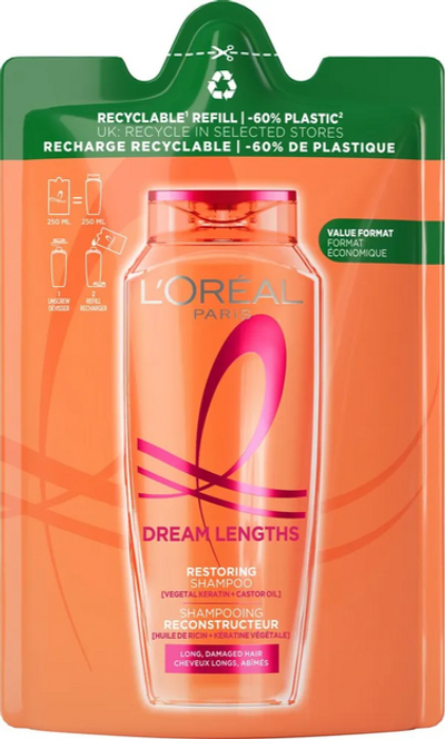 Elvive Dream Lengths Shampoo Refill 250 ml