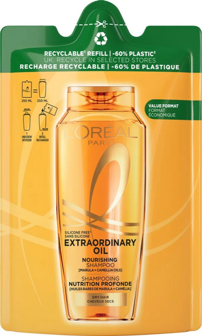 Elvive Extraordinary Oil Shampoo Refill 250 ml