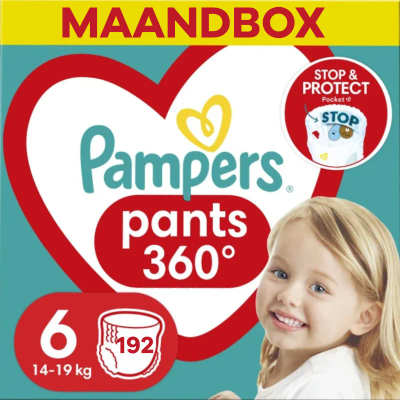 Pampers Baby Dry Pants  luierbroekjes maat 6 - 192 stuks