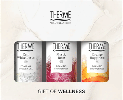 THERME Gift of Wellness 3 x 50 ml - geschenkset - Foaming Shower Gel