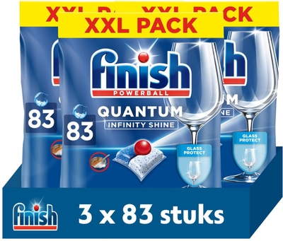 Finish Infinity Shine vaatwastabletten  - 249 wasbeurten