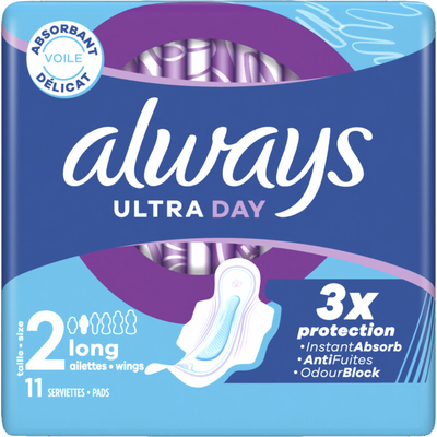 Always Ultra day long wings maandverband Maandverband 11 stuks