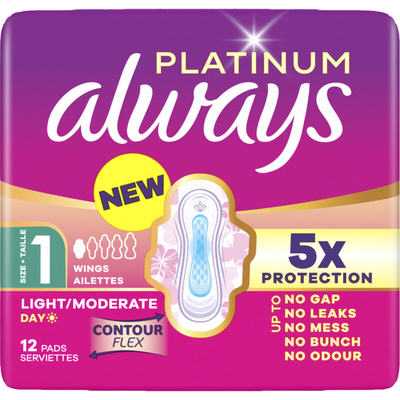 Always Platinum normal maandverband Maandverband 12 stuks