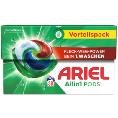 Ariel  wascapsules witte was - 38 wasbeurten