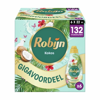 Robijn Vloeibaar wasmiddel gekleurde was - 132 wasbeurten