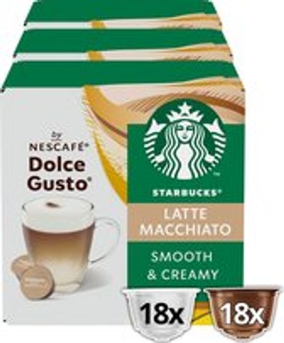 Starbucks Latte Macchiato - 18 Dolce Gusto koffiecups