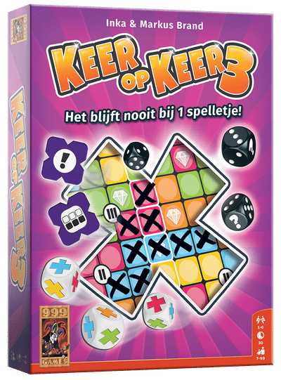999 Games Keer op Keer 3 – Dobbelspel – 999 Games
