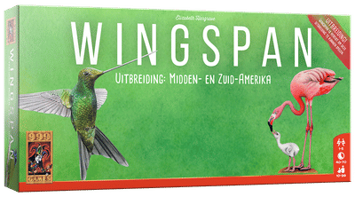999 Games Wingspan: Midden en Zuid-Amerika – Bordspeluitbreiding met kolibries – 999 Games