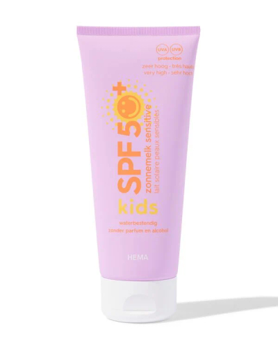 HEMA baby- en kinderzonnebrand gevoelige huid SPF50+ 200ml