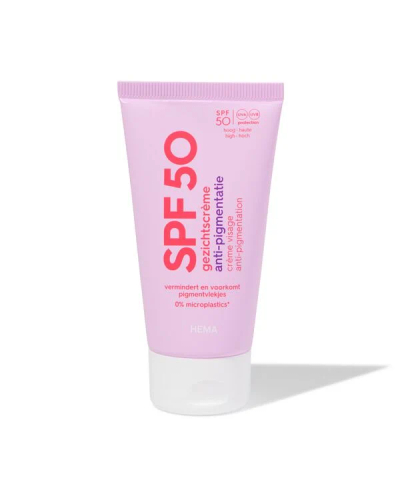 HEMA gezichtscrème anti-pigmentatie SPF50 50ml