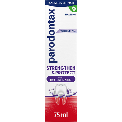 Parodontax Strengthen & Protect Whitening – Tandpasta – Tegen bloedend tandvlees – Whitening – 75 ml