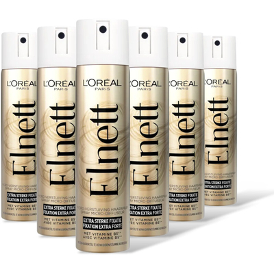 Elnett Haarlak extra sterk 6-pack Haarstyling 6 stuks