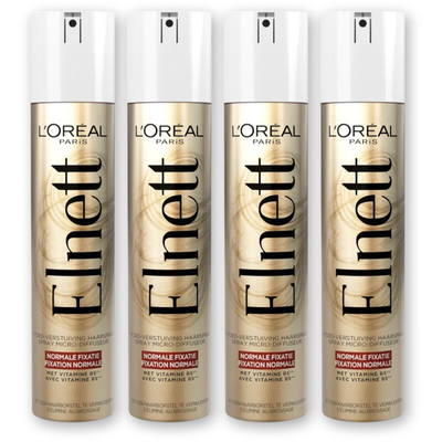 Elnett Hairspray normale fixatie 4-pack Haarstyling 4 stuks
