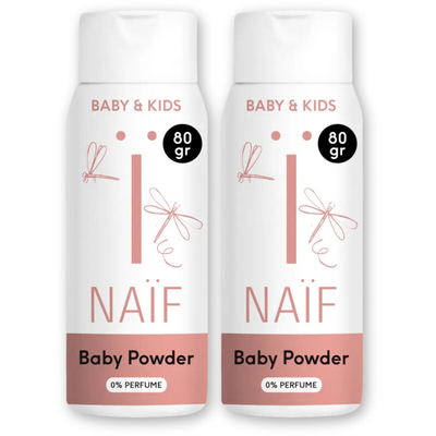 Naïf Babypoeder 2-pack Baby huidverzorging 2 stuks