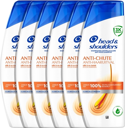 Head & Shoulders Anti-haaruitval Shampoo - 6 x 250ml